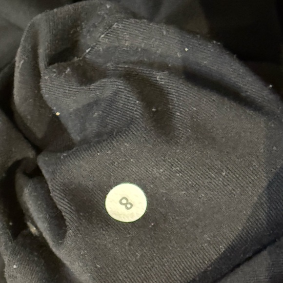 Lululemon Black High-Waisted Leggings size 8 TALL with pockets - Picture 3 of 7